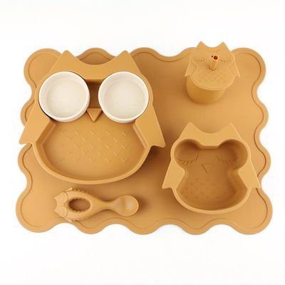 El cuenco seguro del silicón a prueba de calor fijó microonda durable y reutilizable