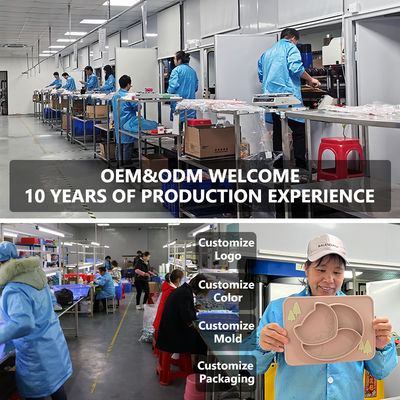 Artículos de cocina a prueba de calor del palillo del silicón del cuenco del artículo grande del sistema no