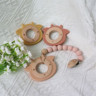 Calmar las encías dolorosas Silicona Baby Teether Dientes jugando suave oveja ballena