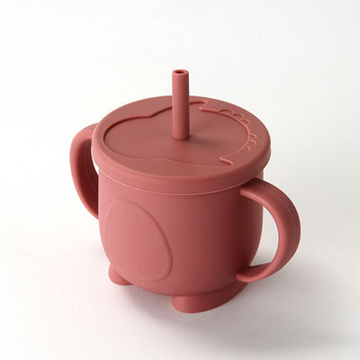 155g de grado alimenticio de silicona de seguridad de taza para niños primera personalización disponible