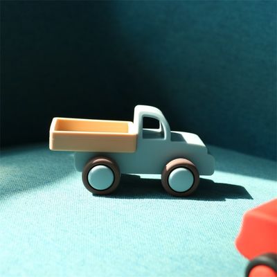 Niño personalizado Silicona Juguetes de coches de silicona Carros de coches de silicona Niños jugando