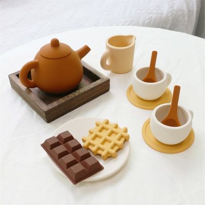 Fabrica Paisen Nueva llegada 17 piezas 11pcs Set Niños Te de la tarde Silicona bebé juguete Set tetera