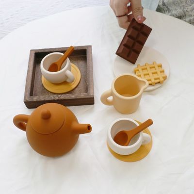 Fabrica Paisen Nueva llegada 17 piezas 11pcs Set Niños Te de la tarde Silicona bebé juguete Set tetera