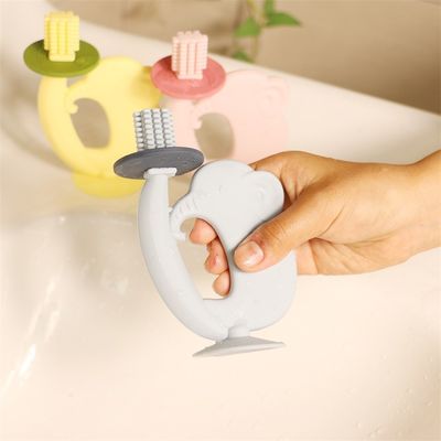 Dientes de silicona para bebés de textura suave libre de BPA alivia las encías dolorosas alivio de los dientes Dientes de silicona seguros para juguetes para bebés