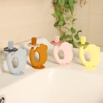 Dientes de silicona para bebés de textura suave libre de BPA alivia las encías dolorosas alivio de los dientes Dientes de silicona seguros para juguetes para bebés