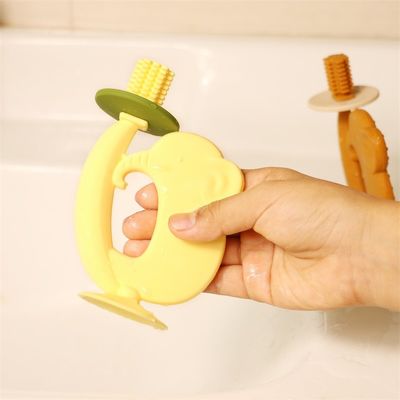 Teether libre de BPA Silicona de textura suave fácil de sostener Ayuda con el alivio del dolor de muelas Mejores juguetes de muelas para bebés