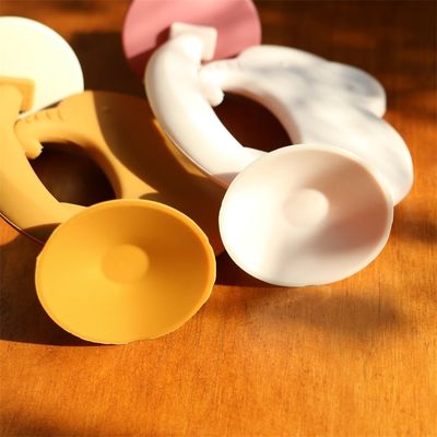 Teether libre de BPA Silicona de textura suave fácil de sostener Ayuda con el alivio del dolor de muelas Mejores juguetes de muelas para bebés