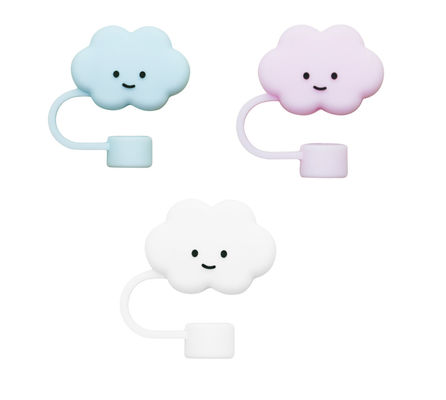 Por mayor FULL Silicona PVC sin BPA sin BPA Silicona de paja Topper nubes cubre perfecto para 6-12mm de paja