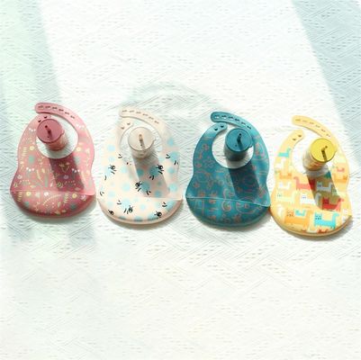 OEM Fácil de limpiar silicona Bebé Bib Para 0-4 años de edad Bebé de alimentación Impresión Silicona Bebé Taza
