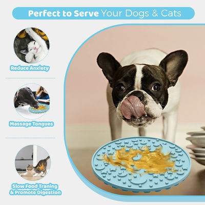 Diseño de laberinto nuevo a medida al aire libre Perros divertidos Cuencas de rompecabezas de la limpieza de alimentos Cuencas de silicona libres de BPA Pet Slow Feeder Plato de cuenco de perro