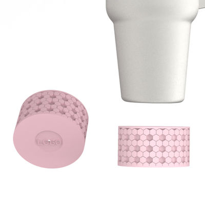 Taza de silicona 3D personalizada Botella de botella para parachoques Manga para 20 30 40 onzas Tumbler con tapa de taza de silicona