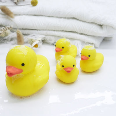 Fabrica de silicona personalizada ODM OEM juguetes de baño para bebés PVC libre de BPA libre de material seguro 100% juguetes de pato de silicona
