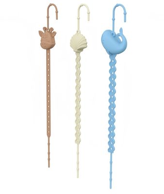 Perlas de silicona libre de BPA Dientes de bebé collar de bebé chupete cadena de accesorios para el bebé