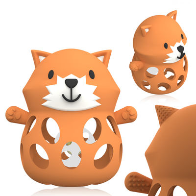 PAISEN Libre de BPA Animales Niño Dientes Juguetes de grado alimenticio Silicona Dientes Guantes Anticaída Muñeca Dientes de mano Dientes para masticar juguetes para bebés