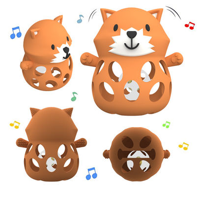 PAISEN Libre de BPA Animales Niño Dientes Juguetes de grado alimenticio Silicona Dientes Guantes Anticaída Muñeca Dientes de mano Dientes para masticar juguetes para bebés