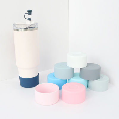 Botellas de cubierta de silicona Botella de agua Botella para Owala 7.5cm 40oz Mancha protectora antideslizante Bottom Mancha de cubierta de taza Accesorios