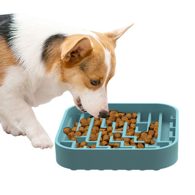 Compras al por mayor Cuencos ecológicos para mascotas Alimentos para perros gatos Alimentos para perros lentos Alimentos para gatos antiasfixiantes Cuencos para perros que comen lentamente