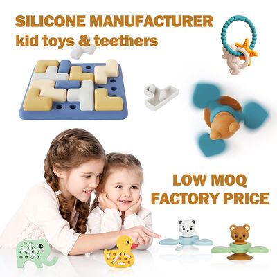 Juguetes de mesa de baño de agua de silicona para bebés sin moho Juguetes de baño para bebés Regalos OEM / ODM