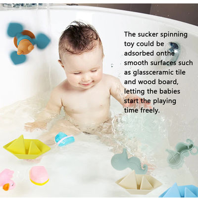 Juguetes de mesa de baño de agua de silicona para bebés sin moho Juguetes de baño para bebés Regalos OEM / ODM