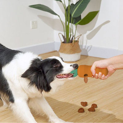 Accesorios para mascotas de zanahoria Forma animal Mascota indestructible Pequeño perro juguetes de mascotas de perro juguetes de mascar agresivos masticadores de perro juguete de pelota