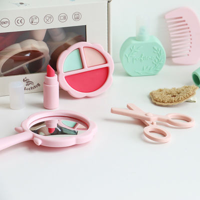 2024 recién llegados juguetes de maquillaje de silicona libre de BPA Niños de silicona niñas juguetes de herramientas con kit
