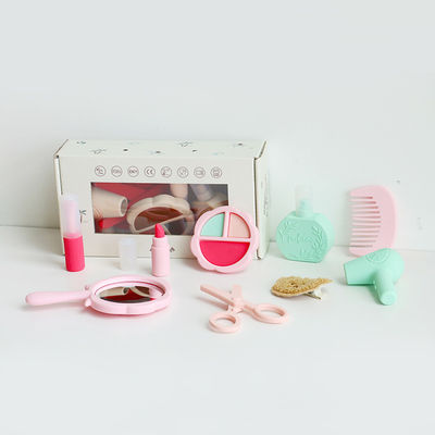 2024 recién llegados juguetes de maquillaje de silicona libre de BPA Niños de silicona niñas juguetes de herramientas con kit
