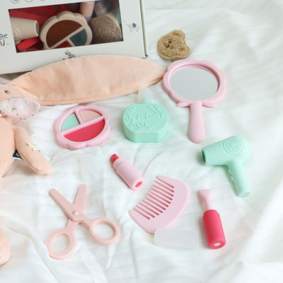 2024 recién llegados juguetes de maquillaje de silicona libre de BPA Niños de silicona niñas juguetes de herramientas con kit