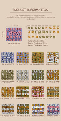 Nuevo diseño Puzzle de silicona 3D Jigsaw juguetes para bebés para recién nacidos Puzzle Montessori Cognitivo juegos de mesa de juego de educación temprana