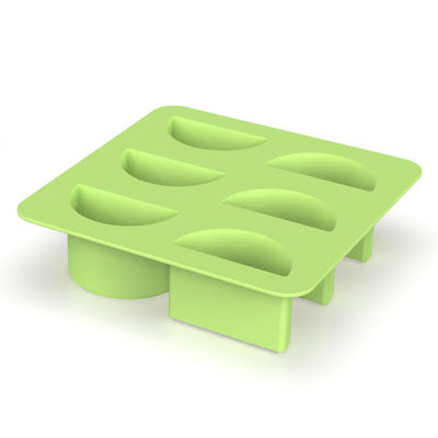 bandeja de cubo de hielo redondo libre de BPA libre de BPA con tapa y contenedor fácil de liberar molde de hielo molde de cubo para bolas de hielo