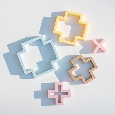 NUEVO suave 100% de silicona juguetes multifuncionales para bebés suma sustracción multiplicación y división símbolos conjuntos de rompecabezas de silicona