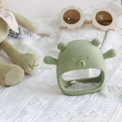 PAISEN Dientes suaves personalizados guantes de dientes de juguete para bebés recién nacidos sin BPA