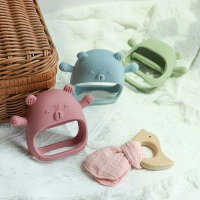 PAISEN Dientes suaves personalizados guantes de dientes de juguete para bebés recién nacidos sin BPA