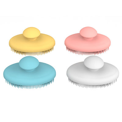 BSCI Fabricante de silicona de caucho suave personalizado 100% cepillo de silicona completo para perro mascota cepillo de baño de gato