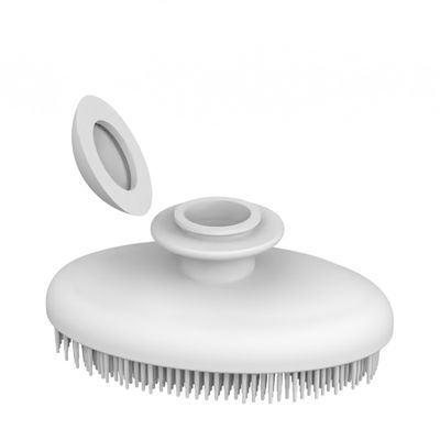 BSCI Fabricante de silicona de caucho suave personalizado 100% cepillo de silicona completo para perro mascota cepillo de baño de gato