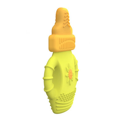 Diseño sensorial suave Dientes sensoriales Chichar juguetes para bebés Dientes de bebé llenos de agua Fríos Masajes Dolor en las encías juguetes para niños pequeños