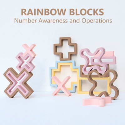 Unisex no tóxico silicona preescolar Bloques de construcción educativos digital juego computacional conjunto para la adición y la sustracción de aprendizaje