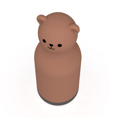 Diseño de oso original personalizado de calidad alimenticia silicona 304 de acero inoxidable Niños de vuelta a la escuela cumpleaños Tazas de agua para niños Taza de entrenamiento