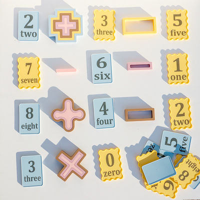 2025 NOVA Llegada OEM ODM juguetes de silicona para bebés número paquete de matemáticas para niños juegos educativos