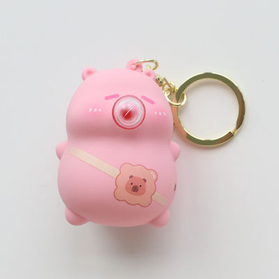 Cadenas de llaves de silicona Capybara colgante descompresión bolsas de compresión Ornamento alivio del estrés ventilación juguete 80g para el material de silicona