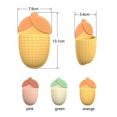 Cubierto de pasta de dientes con copa de succión en forma de maíz