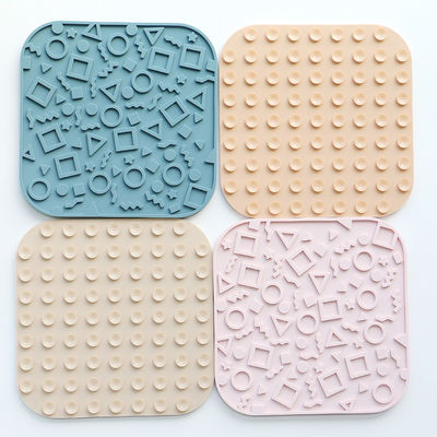 PAISEN Custom Silicona de mascotas para perros Lick Pad Mat fácil de limpiar vaso de succión para la alimentación saludable de los perros gatos platos de mascotas alimentadores