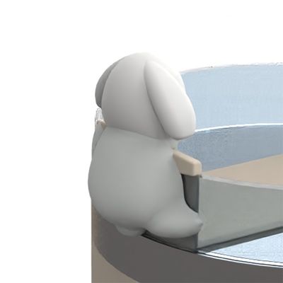 Accesorios para bares Bonitos dibujos animados Panda Conejo Conejo Cerdo Diseño BPA Libre Silicona de grado alimenticio Aceesoreis para botellas Tumblers
