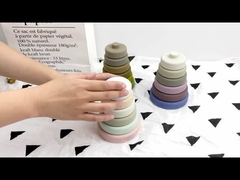 Juguetes funcionales multi del silicón del bebé coloridos con el material amistoso del grado médico de Eco